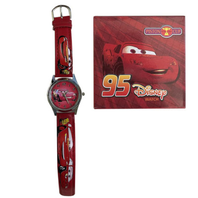 Годинник наручний Дитячий каучук, Cars Disney (Box)