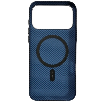 Накладка Piblue Magentic Magnetic (PL-99) Carbon nanofiber для iPhone 17 Pro Max- чорний