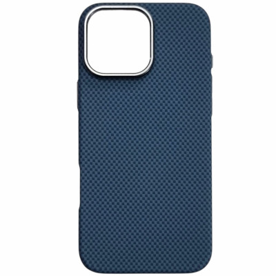 Накладка Piblue Magentic Magnetic (PL-99) Carbon nanofiber для iPhone 16 Pro- синій Накладка Piblue Magentic Magnetic (PL-99) Carbon nanofiber для iPhone 16 Pro- синій