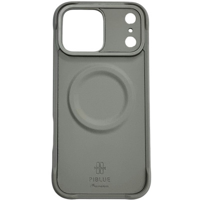 Накладка Piblue Magentic Magnetic (PL-128) для IPhone 17 Pro- титановий сірий