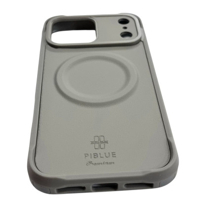 Накладка Piblue Magentic Magnetic (PL-128) для IPhone 17 Pro- титановий сірий