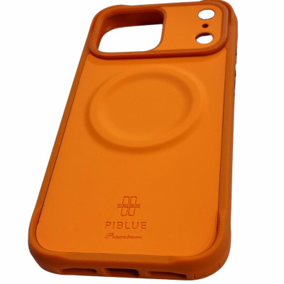 Накладка Piblue Magentic Magnetic (PL-128) для IPhone 17 Pro- помаранчевий