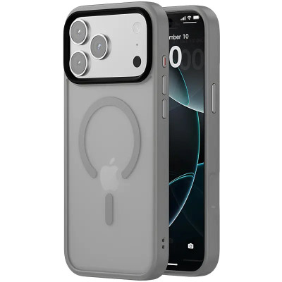 Накладка Piblue Magentic Magnetic (PL-52) для IPhone 17 Pro Max- сірий