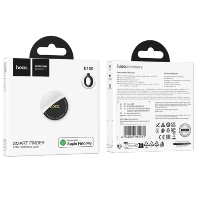 Трекер Hoco E100 Mini Finder 230mAh (Black) Трекер Hoco E100 Mini Finder 230mAh (Black)
