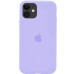 Накладка (з мікрофіброю) Silk with Magnetic для iPhone 11- бузковий