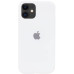 Накладка (з мікрофіброю) Silk with Magnetic для iPhone 11- білий
