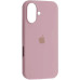 Накладка (з мікрофіброю) Silk with Magnetic для iPhone 17- пастельно-рожевий