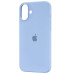 Накладка (з мікрофіброю) Silk with Magnetic для iPhone 17- бузково блакитний