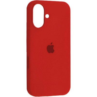 Накладка (з мікрофіброю) Silk with Magnetic для iPhone 17- червоний