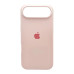 Накладка (з мікрофіброю) Silk with Magnetic для iPhone 17 Air- рожевий пісок