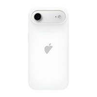 Накладка (з мікрофіброю) Silk with Magnetic для iPhone 17 Air- білий