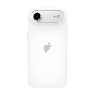 Накладка (з мікрофіброю) Silk with Magnetic для iPhone 17 Air- білий