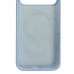 Накладка (з мікрофіброю) Silk with Magnetic для iPhone 17 Air- бузково блакитний