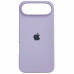 Накладка (з мікрофіброю) Silk with Magnetic для iPhone 17 Air- лавандовий