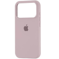 Накладка (з мікрофіброю) Silk with Magnetic для iPhone 17 Pro- рожевий пісок