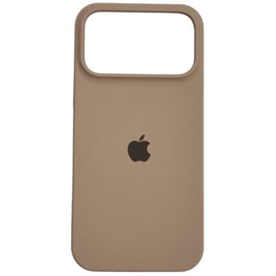 Накладка (з мікрофіброю) Silk with Magnetic для iPhone 17 Pro Max- золото пустелі