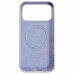 Накладка (з мікрофіброю) Silk with Magnetic для iPhone 17 Pro Max- лавандовий