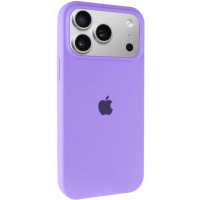 Накладка (з мікрофіброю) Silk with Magnetic для iPhone 17 Pro Max- бузковий