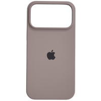 Накладка (з мікрофіброю) Silk with Magnetic для iPhone 17 Pro Max- пастельно-рожевий