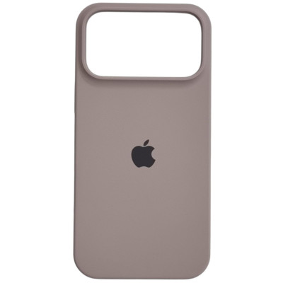 Накладка (з мікрофіброю) Silk with Magnetic для iPhone 17 Pro Max- пастельно-рожевий