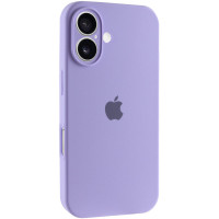 Накладка (з мікрофіброю) Silk Full Camera для iPhone 17- бузковий
