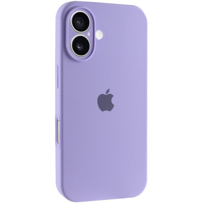 Накладка (з мікрофіброю) Silk Full Camera для iPhone 17- бузковий