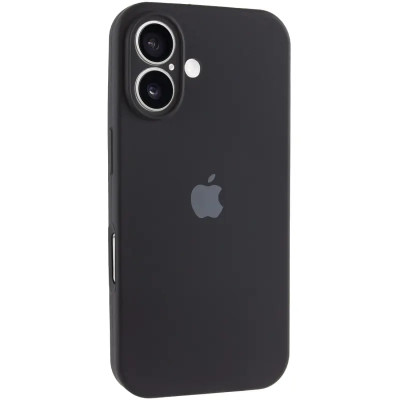 Накладка (з мікрофіброю) Silk Full Camera для iPhone 17- чорний