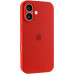 Накладка (з мікрофіброю) Silk Full Camera для iPhone 17- червоний