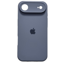 Накладка (з мікрофіброю) Silk Full Camera для iPhone 17 Air- сіра лаванда