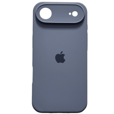 Накладка (з мікрофіброю) Silk Full Camera для iPhone 17 Air- сіра лаванда