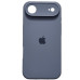 Накладка (з мікрофіброю) Silk Full Camera для iPhone 17 Air- сіра лаванда