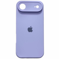 Накладка (з мікрофіброю) Silk Full Camera для iPhone 17 Air- бузковий