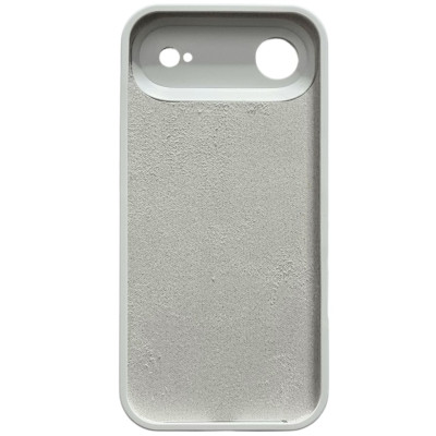 Накладка (з мікрофіброю) Silk Full Camera для iPhone 17 Air- білий