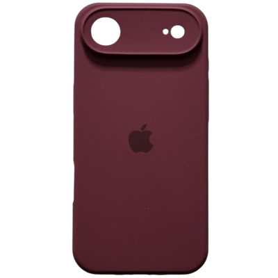 Накладка (з мікрофіброю) Silk Full Camera для iPhone 17 Air- сливовий