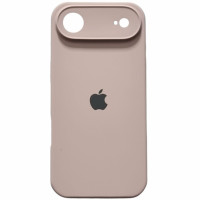 Накладка (з мікрофіброю) Silk Full Camera для iPhone 17 Air- рожевий пісок