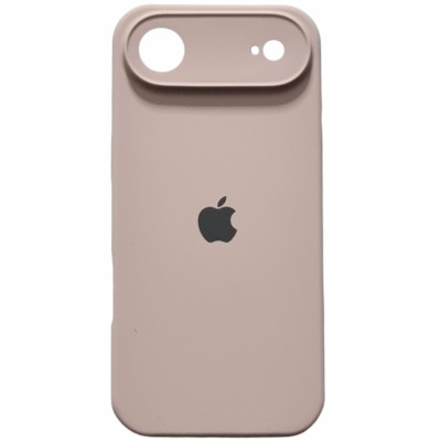 Накладка (з мікрофіброю) Silk Full Camera для iPhone 17 Air- рожевий пісок