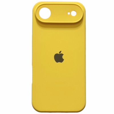 Накладка (з мікрофіброю) Silk Full Camera для iPhone 17 Air- жовтий