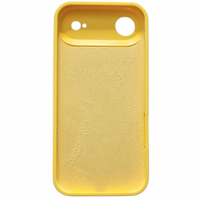 Накладка (з мікрофіброю) Silk Full Camera для iPhone 17 Air- жовтий
