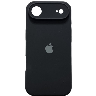 Накладка (з мікрофіброю) Silk Full Camera для iPhone 17 Air- чорний