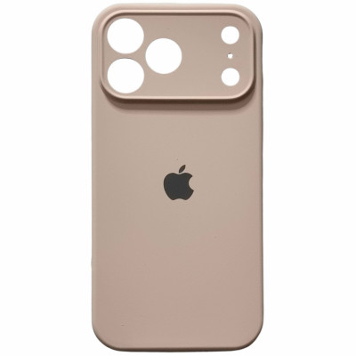 Накладка (з мікрофіброю) Silk Full Camera для iPhone 17 Pro- рожевий пісок