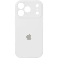 Накладка (з мікрофіброю) Silk Full Camera для iPhone 17 Pro Max- білий