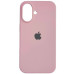 Накладка (з мікрофіброю) Silk Full Protective для iPhone 16 Plus- пастельно-рожевий