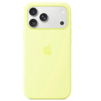 Накладка (з мікрофіброю) Silk Full Protective для iPhone 17 Pro Max- світло-жовтий