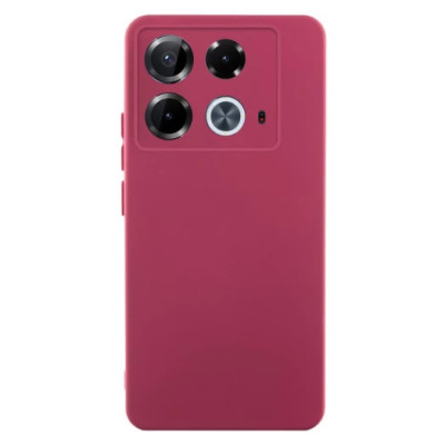 Накладка (з мікрофіброю) GETMAN Liquid Silk Full Camera для Infinix Note 40 4G- марсала Накладка (з мікрофіброю) GETMAN Liquid Silk Full Camera для Infinix Note 40 4G- марсала
