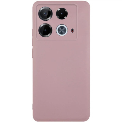 Накладка (з мікрофіброю) GETMAN Liquid Silk Full Camera для Infinix Note 40 4G- рожевий пісок Накладка (з мікрофіброю) GETMAN Liquid Silk Full Camera для Infinix Note 40 4G- рожевий пісок