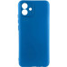 Накладка (з мікрофіброю) GETMAN Liquid Silk Full Camera для Samsung A07- королівський синій