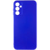 Накладка (з мікрофіброю) GETMAN Liquid Silk Full Camera для Samsung A14 4G/5G- ультра-синій