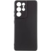 Накладка (з мікрофіброю) GETMAN Liquid Silk Full Camera для Samsung S22 Ultra- чорний