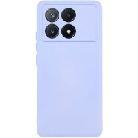 Накладка (з мікрофіброю) GETMAN Liquid Silk Full Camera для Xiaomi Poco X6 Pro- бузковий Накладка (з мікрофіброю) GETMAN Liquid Silk Full Camera для Xiaomi Poco X6 Pro- бузковий