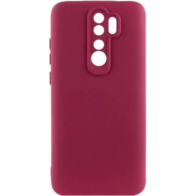 Накладка (з мікрофіброю) GETMAN Liquid Silk Full Camera для Xiaomi Redmi 9- марсала Накладка (з мікрофіброю) GETMAN Liquid Silk Full Camera для Xiaomi Redmi 9- марсала
